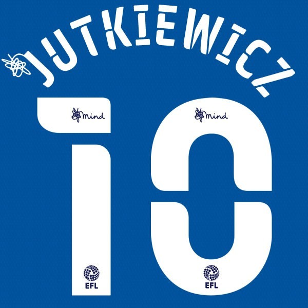 BIRMINGHAM 2020 2021 OFFICIAL JUTKIEWICZ 10 HOME PLAYER SIZE NAME SET