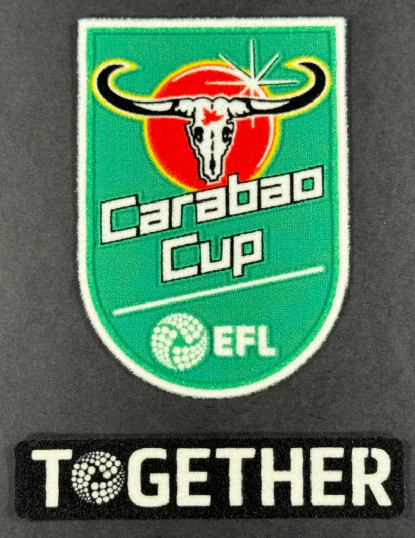 2025 / 2026 EFL CARABAO CUP & TOGETHER PATCH - SLEEVE PATCHES PLAYER SIZE