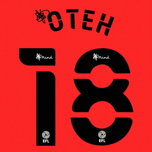 QPR 2020 2021 OFFICIAL OTEH 18 AWAY PLAYER SIZE NAME SET