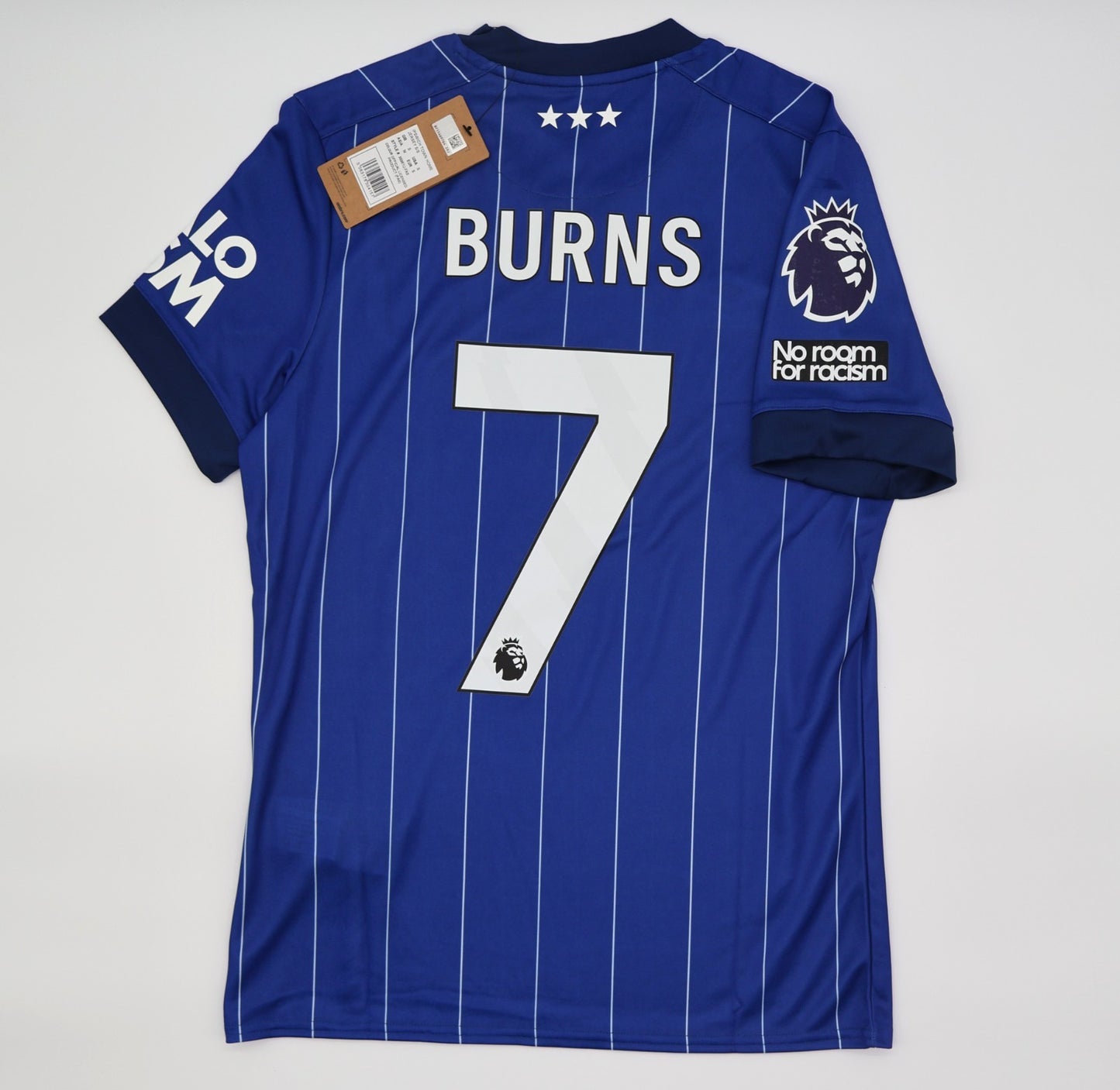 BNWT 2024 2025 IPSWICH TOWN UMBRO HOME SHIRT BURNS 7 + PATCHES MEN'S SMALL