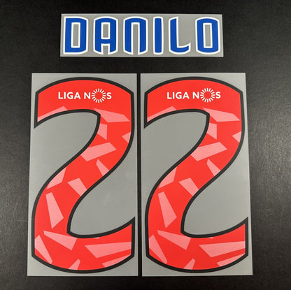 FC PORTO 2019 2021 OFFICIAL DANILO 22 HOME PLAYER SIZE NAMESET