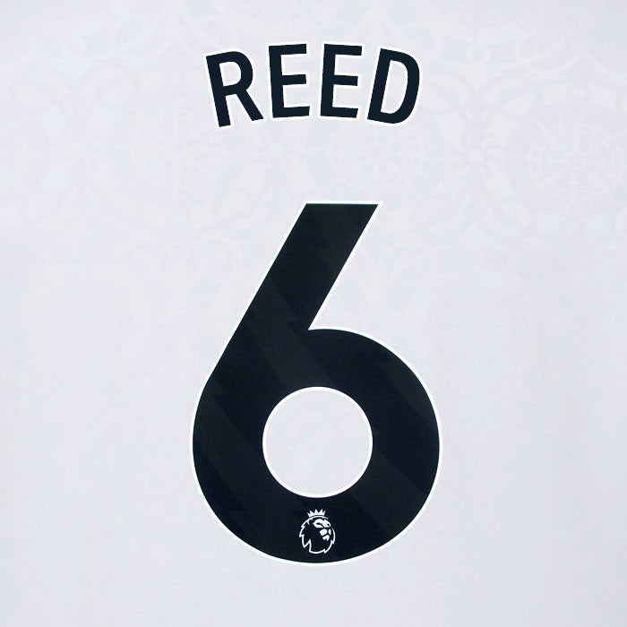 2025 2026 OFFICIAL FULHAM REED 6 BLACK HOME PLAYER SIZE NAMESET