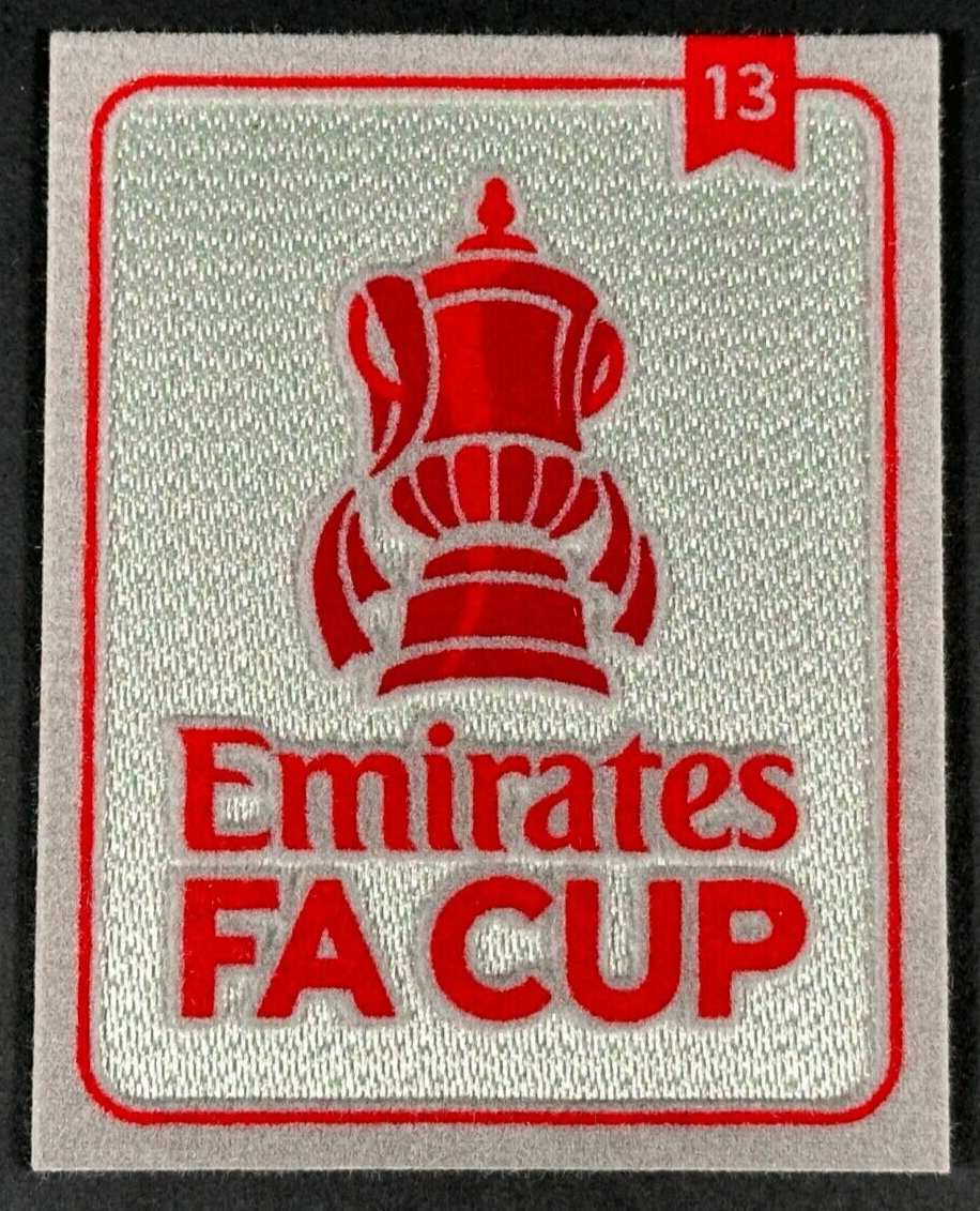 2024 OFFICIAL SPORTING ID EMIRATES FA CUP MAN UNITED WINNERS PLAYER SLEEVE PATCH