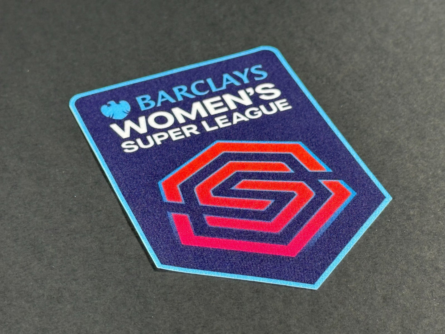 2023 2024 OFFICIAL SPORTING ID WOMENS SUPER LEAGUE PLAYER SIZE SLEEVE PATCH