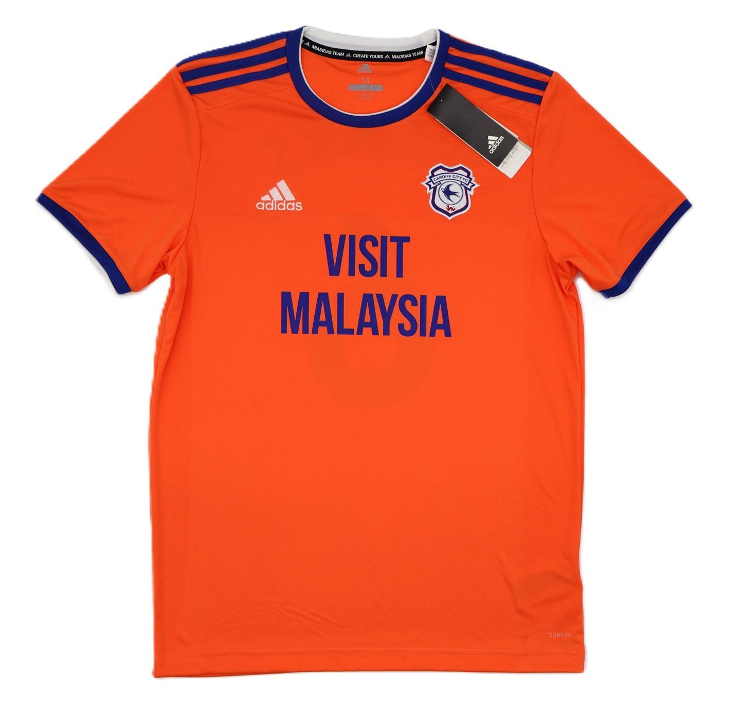 BNWT 2019 2020 ADIDAS CARDIFF CITY AWAY SHIRT VAULKS 6 MEN'S MEDIUM