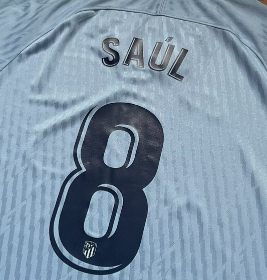BNWT 2019 2020 ATLETICO MADRID 3RD NIKE SHIRT SAUL 8 MENS MEDIUM