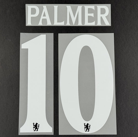 2025 2026 OFFICIAL CHELSEA PALMER 10 3RD CUP PRINT PLAYER SIZE NAMESET