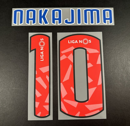 FC PORTO 2019 2021 OFFICIAL NAKAJIMA 10 HOME PLAYER SIZE NAMESET