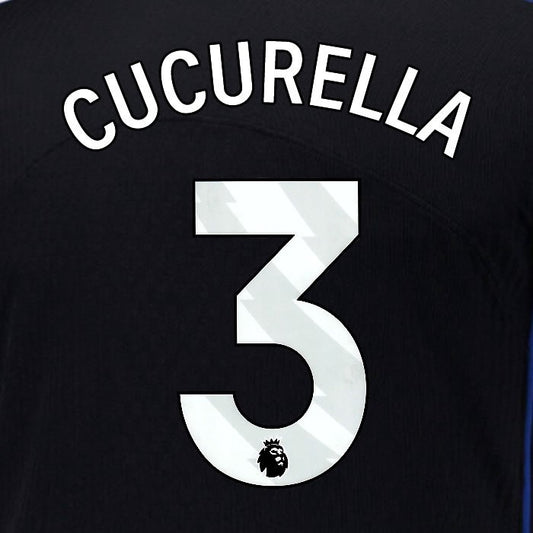 2025 2026 OFFICIAL CHELSEA CUCURELLA 3 WHITE 3RD PLAYER SIZE NAMESET