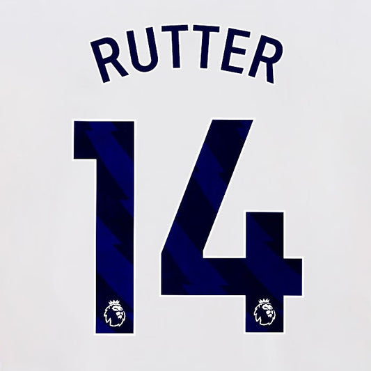 2024 2025 OFFICIAL BRIGHTON RUTTER 14 HOME BLUE PLAYER SIZE NAMESET