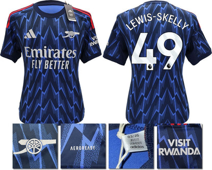 BNWT 2025/2026 ARSENAL F.C. ADIDAS AWAY SHIRT LEWIS - SKELLY 49