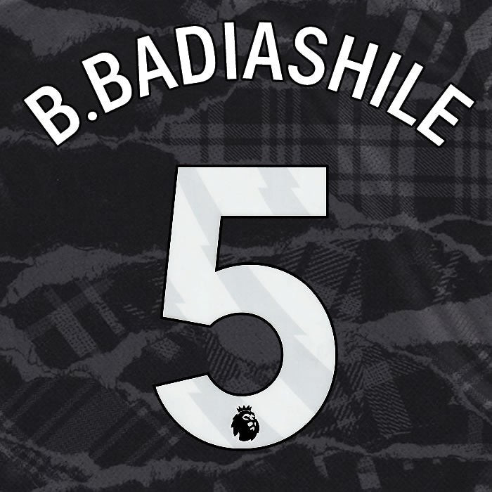 2024 2025 OFFICIAL CHELSEA B. BADIASHILE 5 WHITE 3RD PLAYER SIZE NAMESET