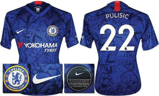BNWT 2019 2020 CHELSEA NIKE HOME PULISIC 22 FOOTBALL SHIRT MEN'S