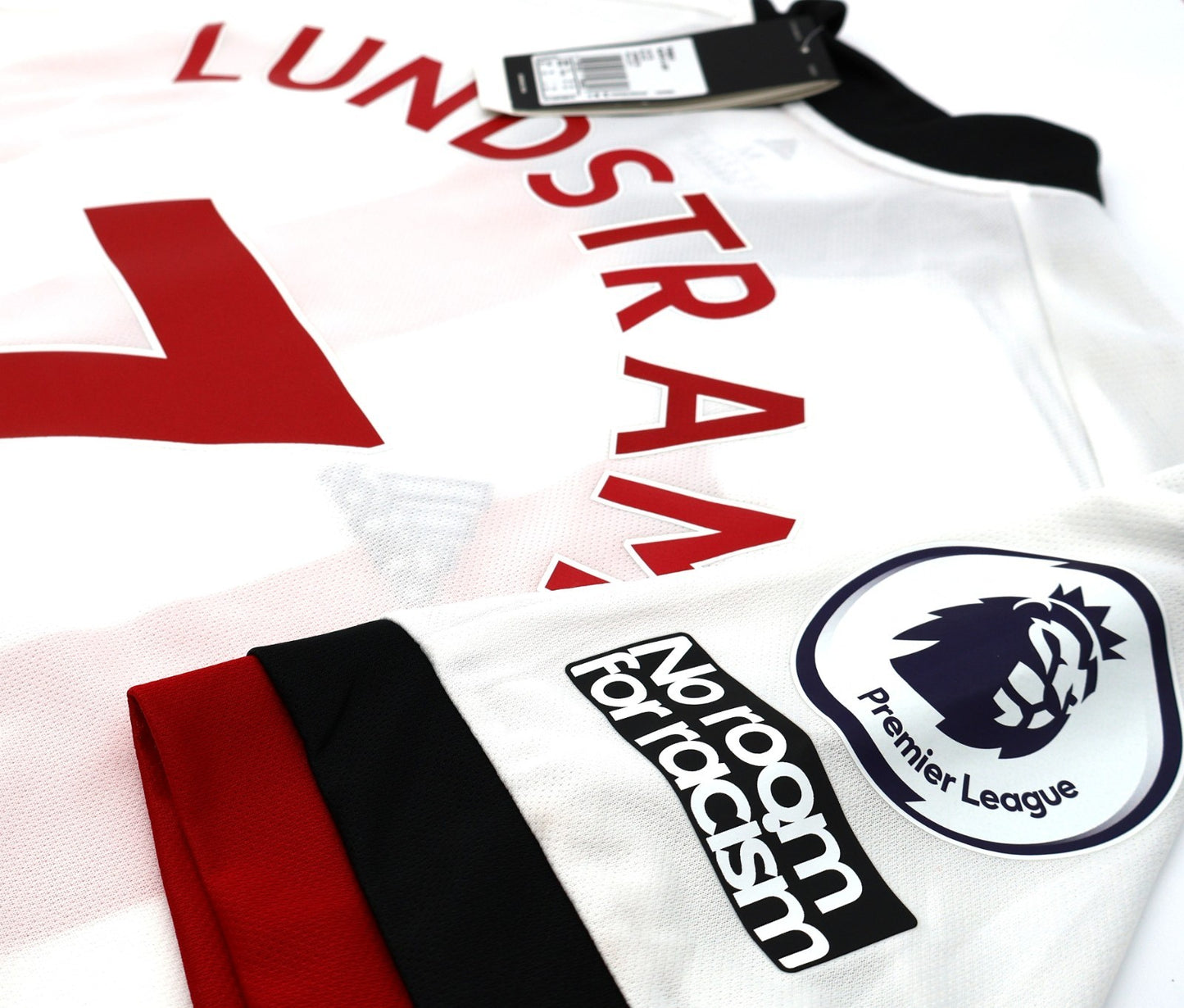 BNWT ADIDAS 19 20 SHEFFIELD UNITED HOME SHIRT LUNDSTRAM 7 + PATCHES MEN'S MEDIUM