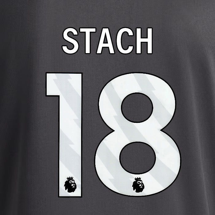 2025 2026 OFFICIAL LEEDS UNITED STACH 18 WHITE 3RD PLAYER SIZE NAMESET