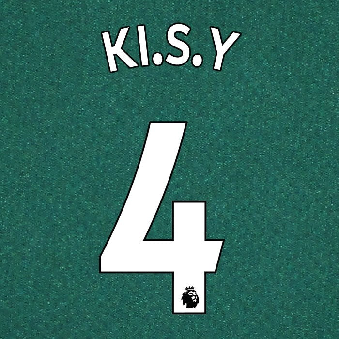 NEWCASTLE UNITED 19-23 KI.S.Y 4 OFFICIAL AVERY DENNISON WHITE PLAYER SIZE SET