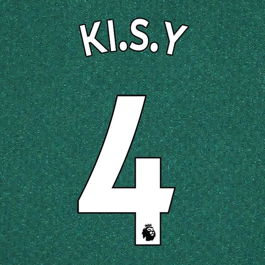 NEWCASTLE UNITED 19-23 KI.S.Y 4 OFFICIAL AVERY DENNISON WHITE PLAYER SIZE SET