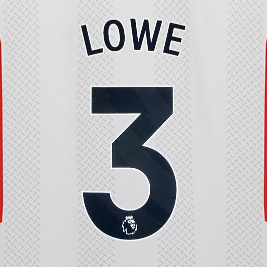 2023 2024 SHEFFIELD UNITED OFFICIAL LOWE 3 BLACK 3RD PLAYER SIZE NAMESET