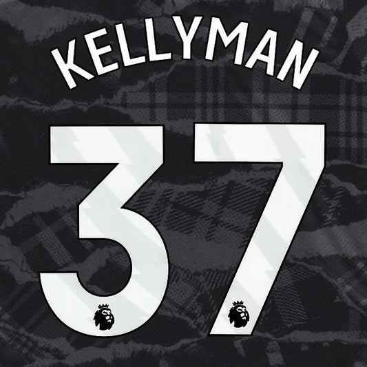 2024 2025 OFFICIAL CHELSEA KELLYMAN 37 WHITE 3RD PLAYER SIZE NAMESET