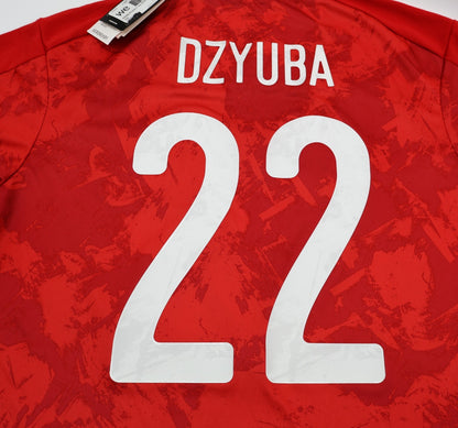 BNWT RUSSIA ADIDAS HOME 2020 2021 DZYUBA 22 SHIRT MENS MEDIUM