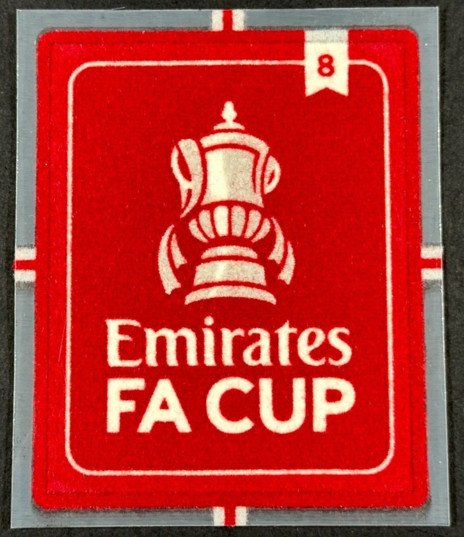 2025 OFFICIAL SPORTING ID EMIRATES FA CUP CHELSEA 8X WINNERS PATCH
