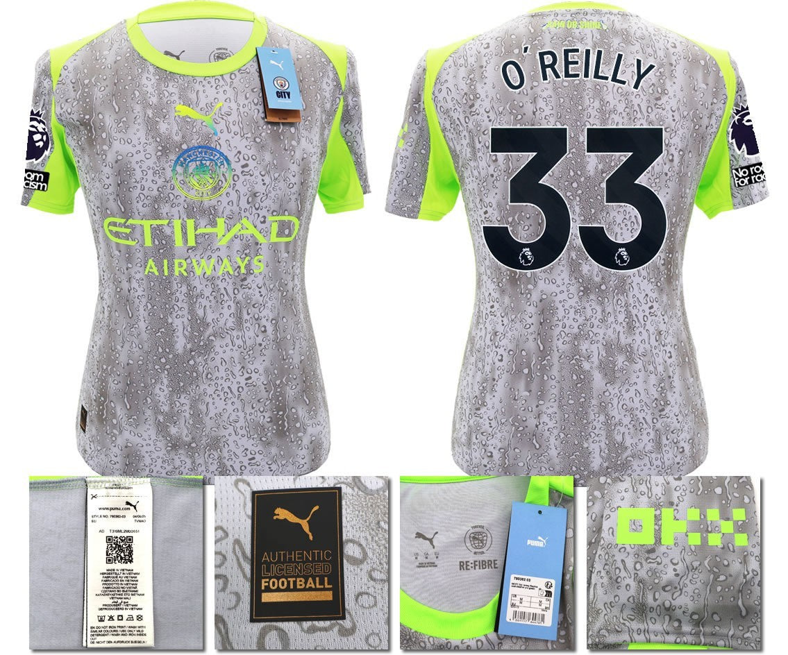 BNWT 2025 2026 MAN CITY PUMA THIRD O' REILLY 33 FOOTBALL SHIRT