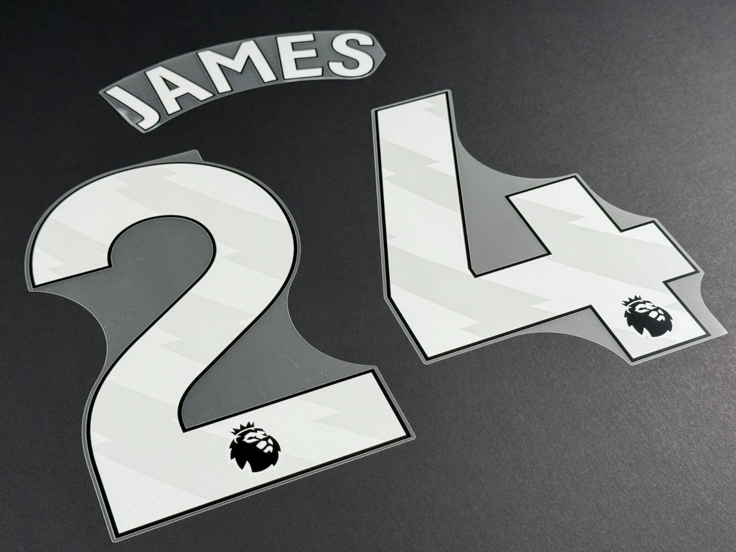 2025 2026 OFFICIAL CHELSEA JAMES 24 WHITE HOME PLAYER SIZE NAMESET