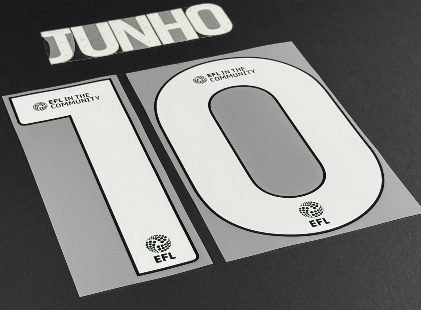 24 / 25 STOKE CITY FC JUNHO 10 OFFICIAL WHITE AWAY PLAYER SIZE NAME SET