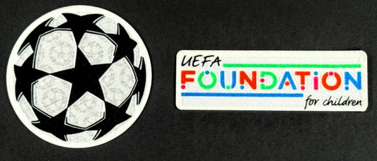 2021 2024 SPORTING ID CHAMPIONS LEAGUE STARBALL & FOUNDATION PLAYER SLEEVE PATCH