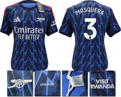 BNWT 2025/2026 ARSENAL F.C. ADIDAS AWAY SHIRT MOSQUETA 3