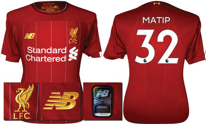 BNWT 2019 2020 NEW BALANCE LIVERPOOL HOME SHIRT MATIP 32 MENS