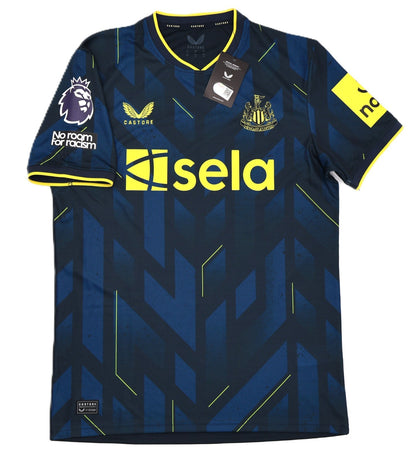 BNWT NEWCASTLE UNITED CASTORE AWAY 23 24 BRUNO G. 39 + PATCHES SHIRT MENS MEDIUM