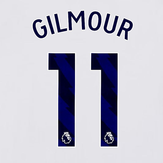 2023 2024 BRIGHTON GILMOUR 11 OFFICIAL BLUE HOME PLAYER SIZE NAME SET