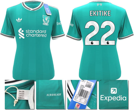 BNWT 2025 2026 LIVERPOOL ADIDAS 3RD SHIRT EKITIKE 22 MEN'S
