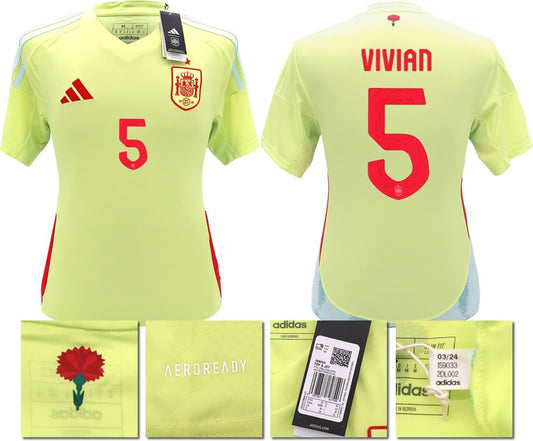 BNWT 2024 2025 SPAIN ADIDAS AWAY SHIRT VIVIAN 5 MEN'S