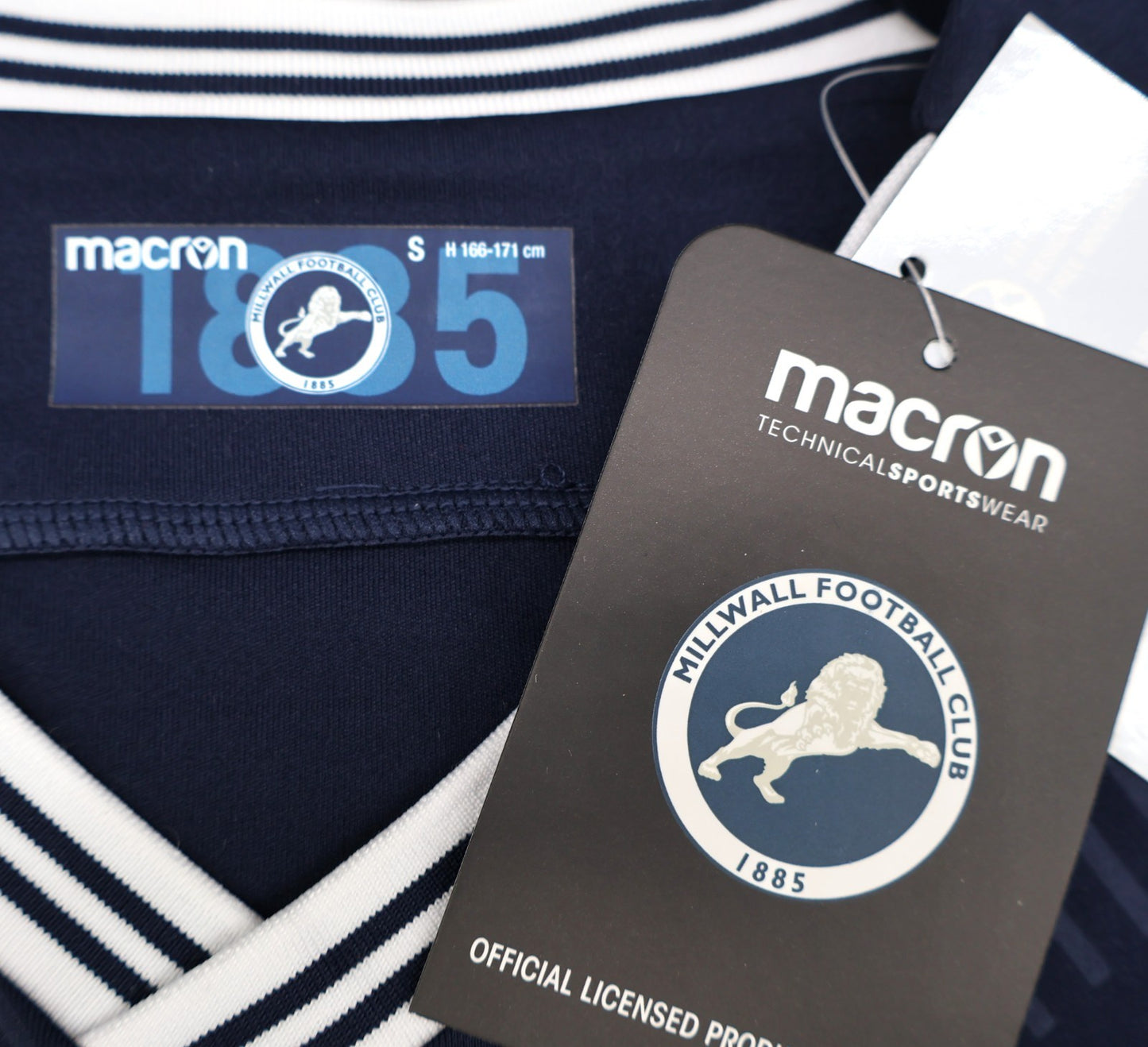 BNWT 2020 2021 MILLWALL HOME MACRON MALONE 14 FOOTBALL SHIRT MEN'S SMALL