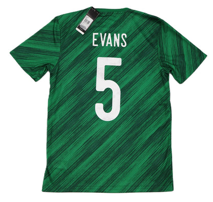 BNWT NORTHERN IRELAND ADIDAS HOME 2020 2021 EVANS 5 SHIRT MENS MEDIUM