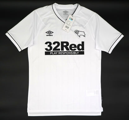 BNWT 2020 2021 DERBY HOME UMBRO FOOTBALL SHIRT WAGHORN 9 MEN'S MEDIUM