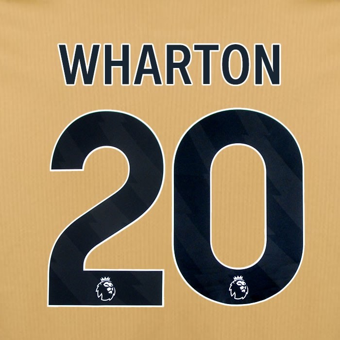 2025 2026 OFFICIAL CRYSTAL PALACE WHARTON 20 BLACK 3RD PLAYER SIZE NAMESET