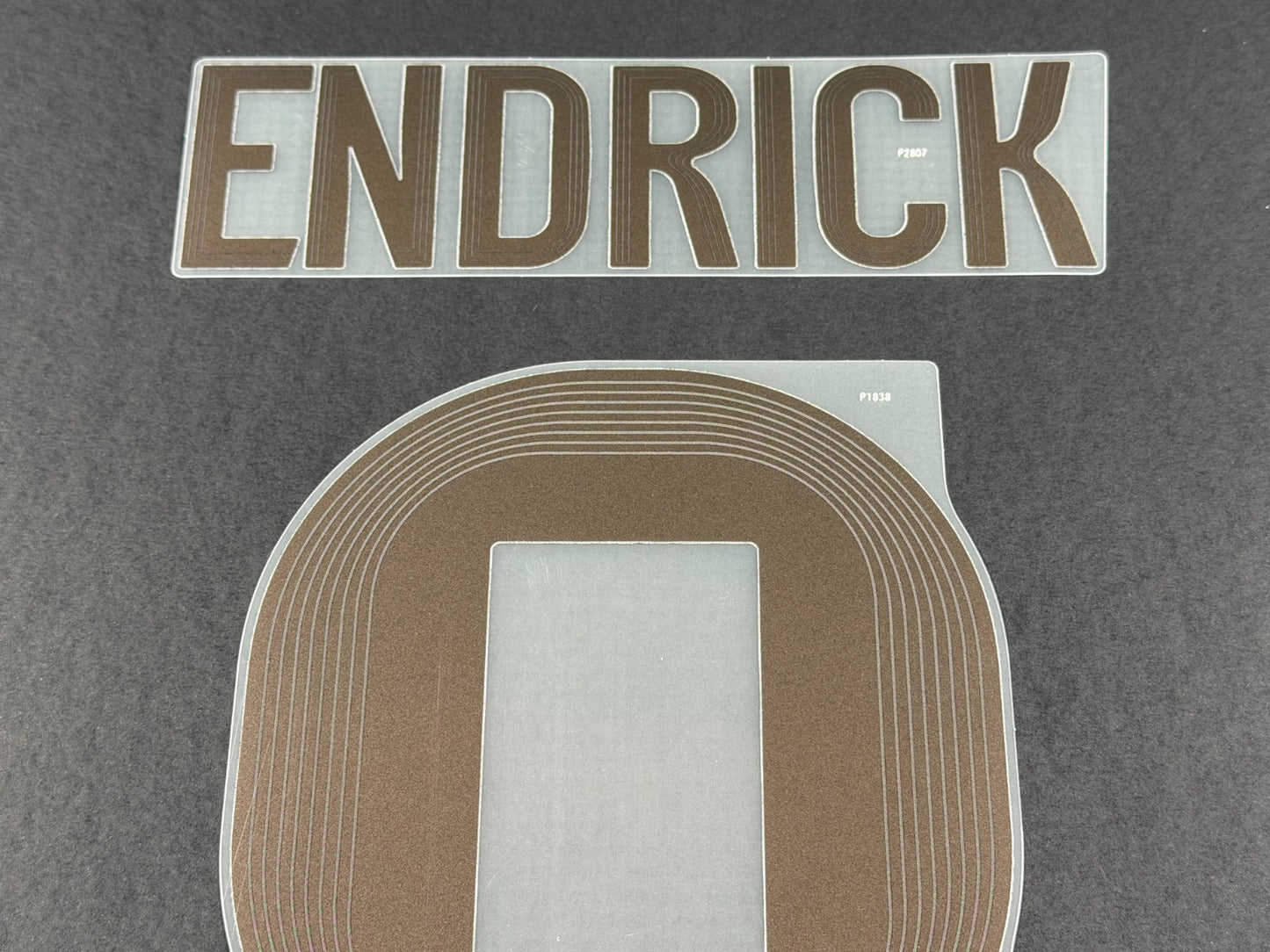 2025 2026 REAL MADRID ENDRICK 9 OFFICIAL HOME PLAYER SIZE NAME SET