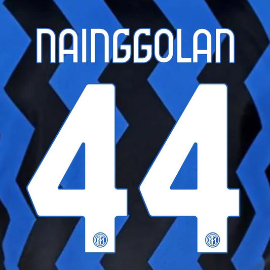 2020 2021 INTER MILAN OFFICIAL HOME NAINGGOLAN 44 PLAYER SIZE NAMESET