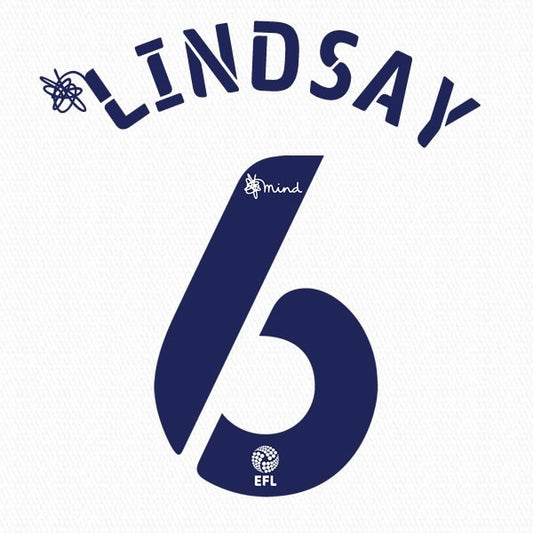 PRESTON 2020 2021 OFFICIAL LINDSAY 6 HOME PLAYER SIZE NAME SET
