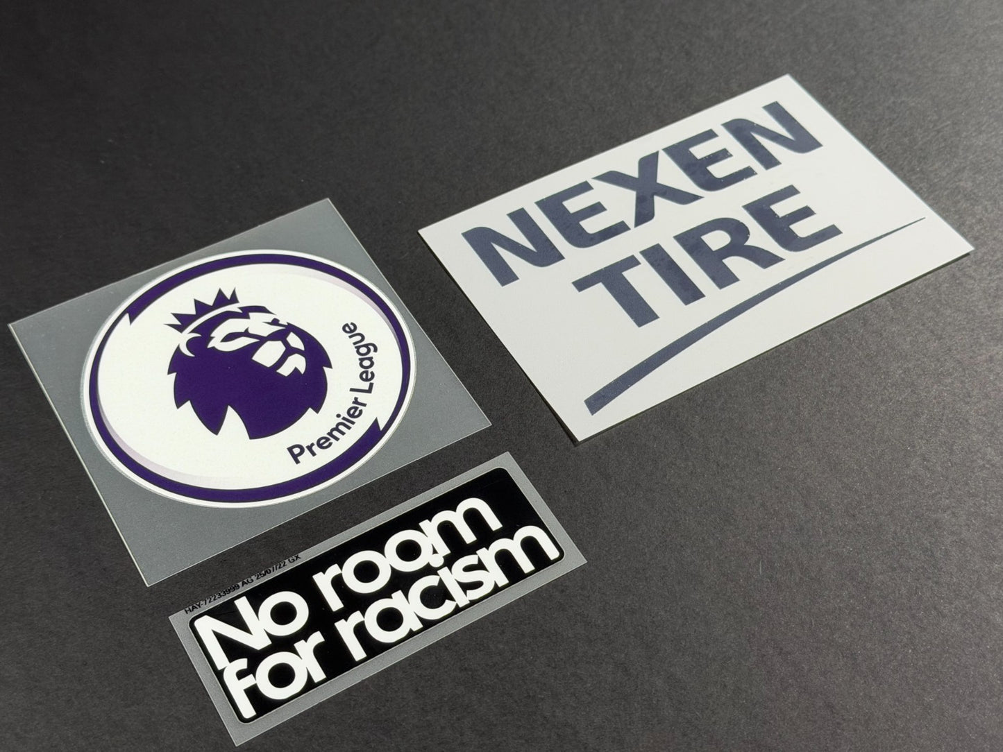 2020 2021 OFFICIAL MANCHESTER CITY HOME PLAYER SIZE SLEEVE PATCH + SPONSOR SET