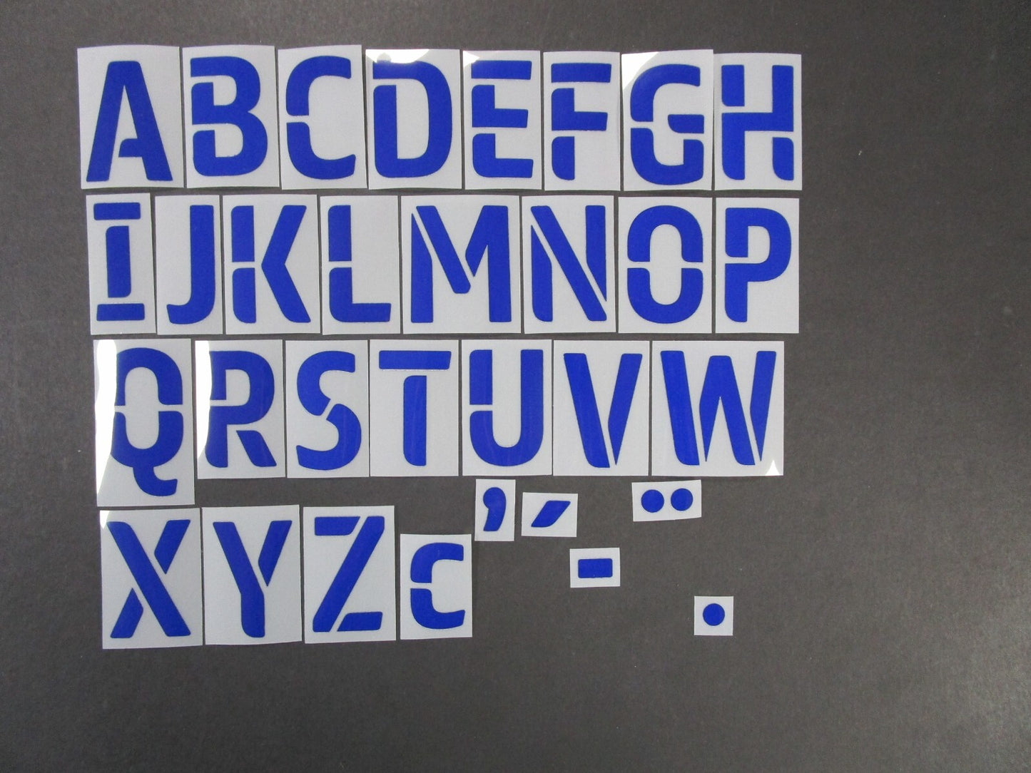 2020 2023 OFFICIAL EFL FOOTBALL LEAGUE BLUE PLAYER SIZE LETTERS