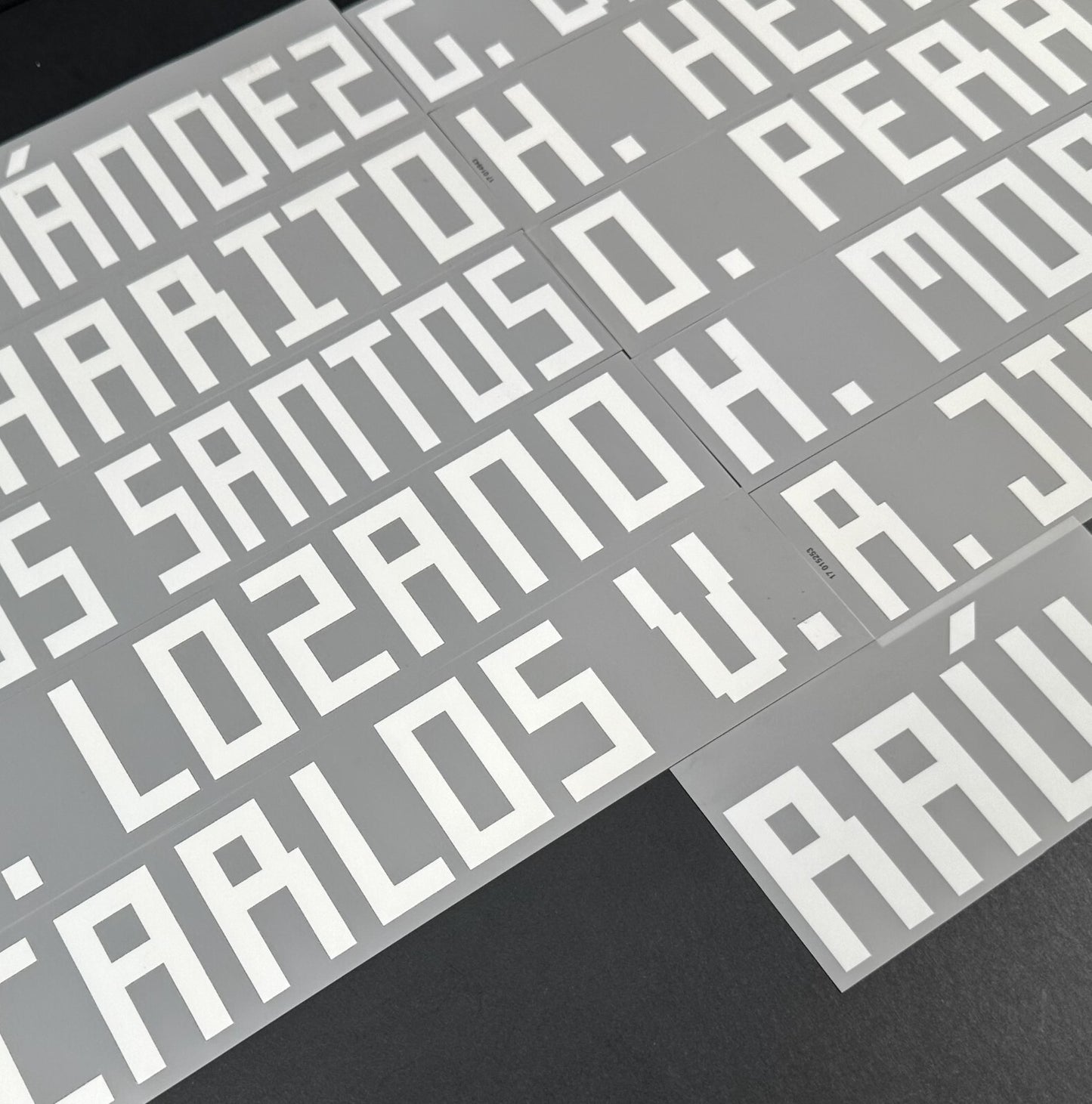 2018 2019 OFFICIAL DekoGraphics MEXICO HOME WHITE PLAYER SIZE NAME BLOCKS