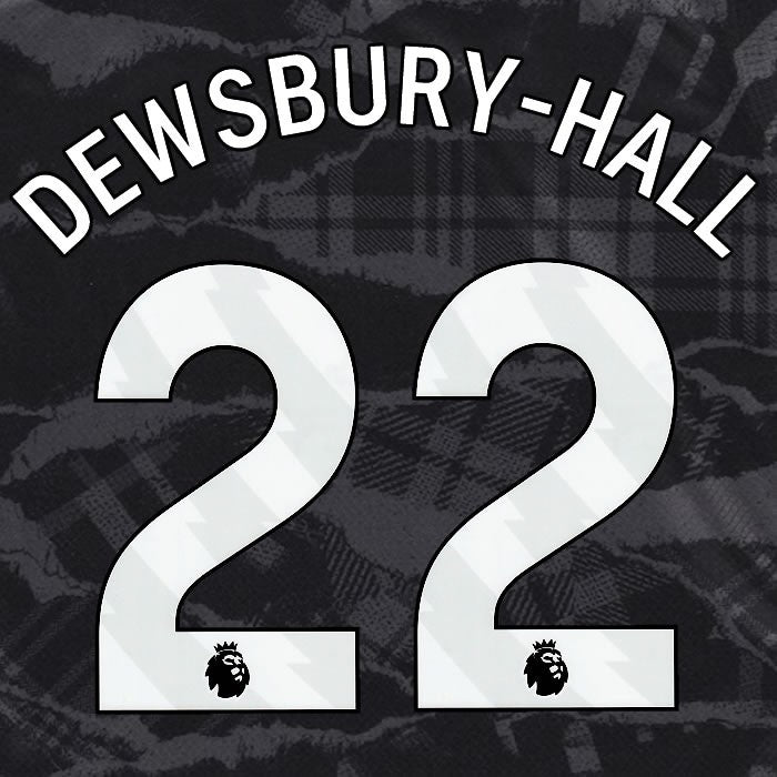 2024 2025 OFFICIAL CHELSEA DEWSBURY-HALL 22 WHITE 3RD PLAYER SIZE NAMESET