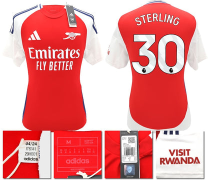 BNWT 2024/2025 ARSENAL F.C. ADIDAS HOME SHIRT STERLING 30
