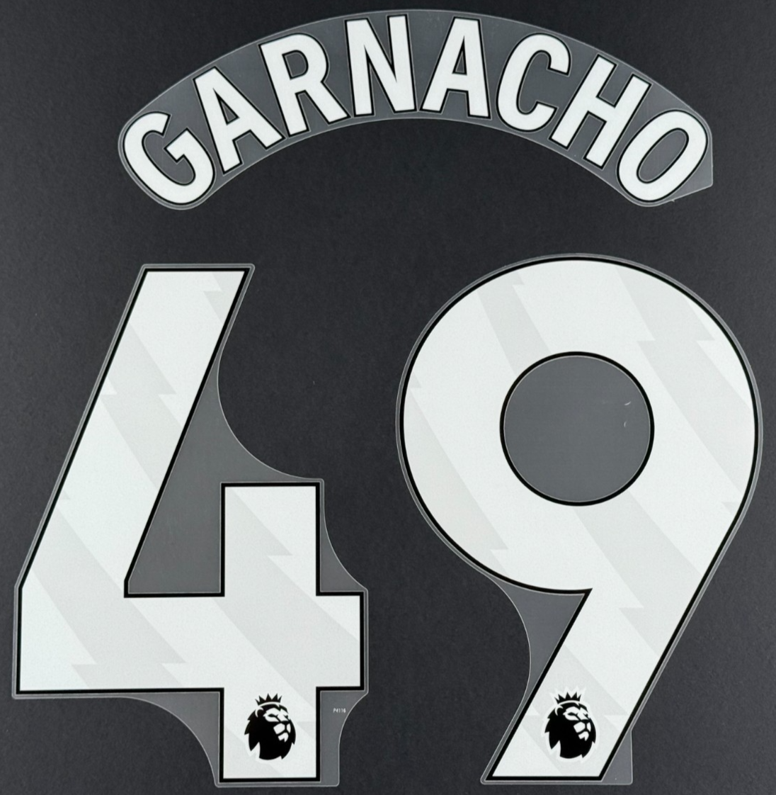 CHELSEA 2025 / 2026 GARNACHO 49 OFFICIAL AVERY DENNISON WHITE PLAYER SIZE SET