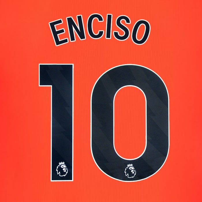 2023 2024 BRIGHTON ENCISO 10 OFFICIAL BLACK 3RD PLAYER SIZE NAME SET