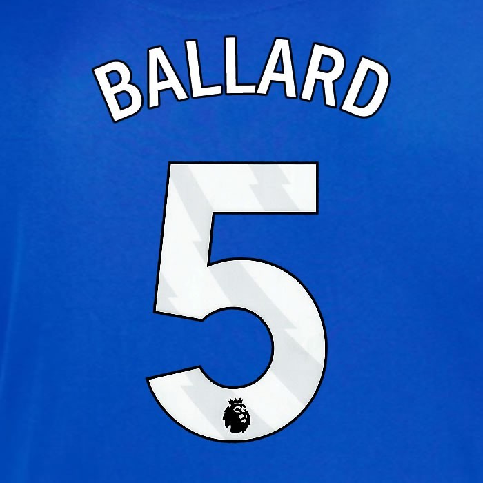 2025 2026 OFFICIAL SUNDERLAND BALLARD 5 WHITE AWAY PLAYER SIZE NAME SET